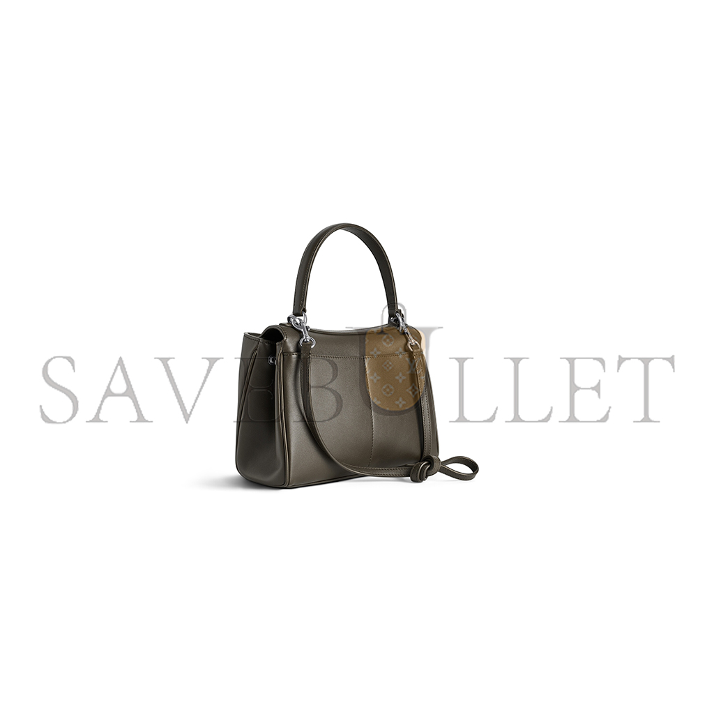 BALENCIAGA WOMEN'S RODEO MINI HANDBAG IN KHAKI 7954562AA4U3503 (22.8*9.9*8.3cm) BALENCIAGA WOMEN'S RODEO MINI HANDBAG IN KHAKI 7954562AA4U3503 (22.8*9.9*8.3cm)
